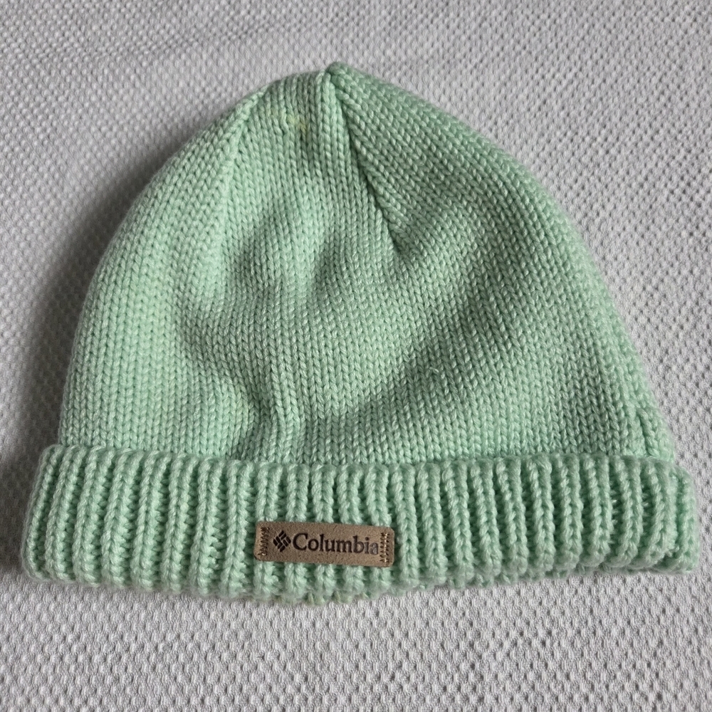 Columbia Mint Green Knit Hat